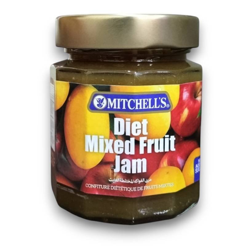 Diet mixed fruit jam
