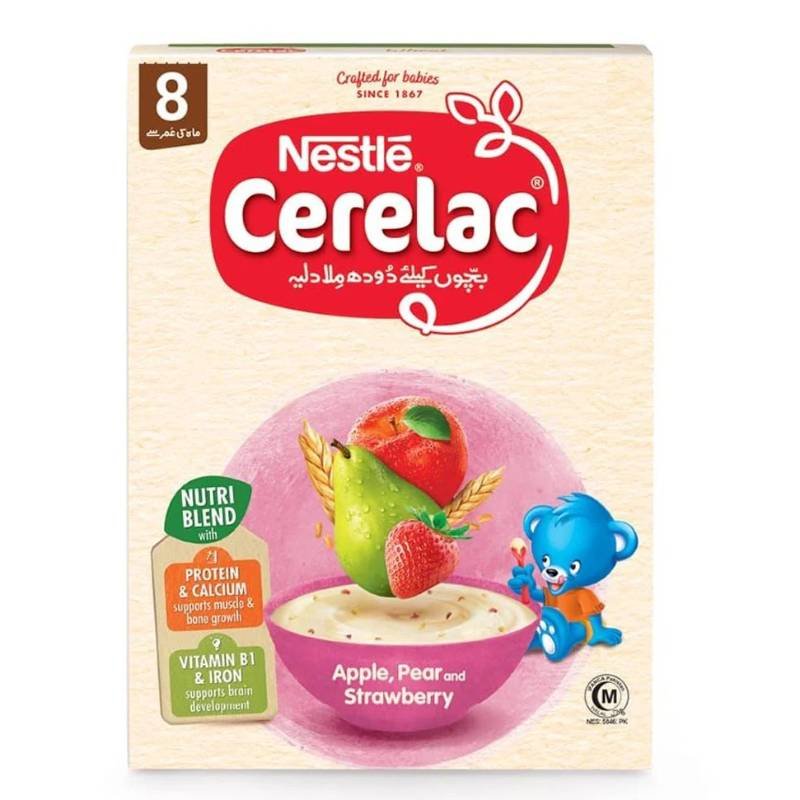 Cerelac apple pear and strawberry 8m